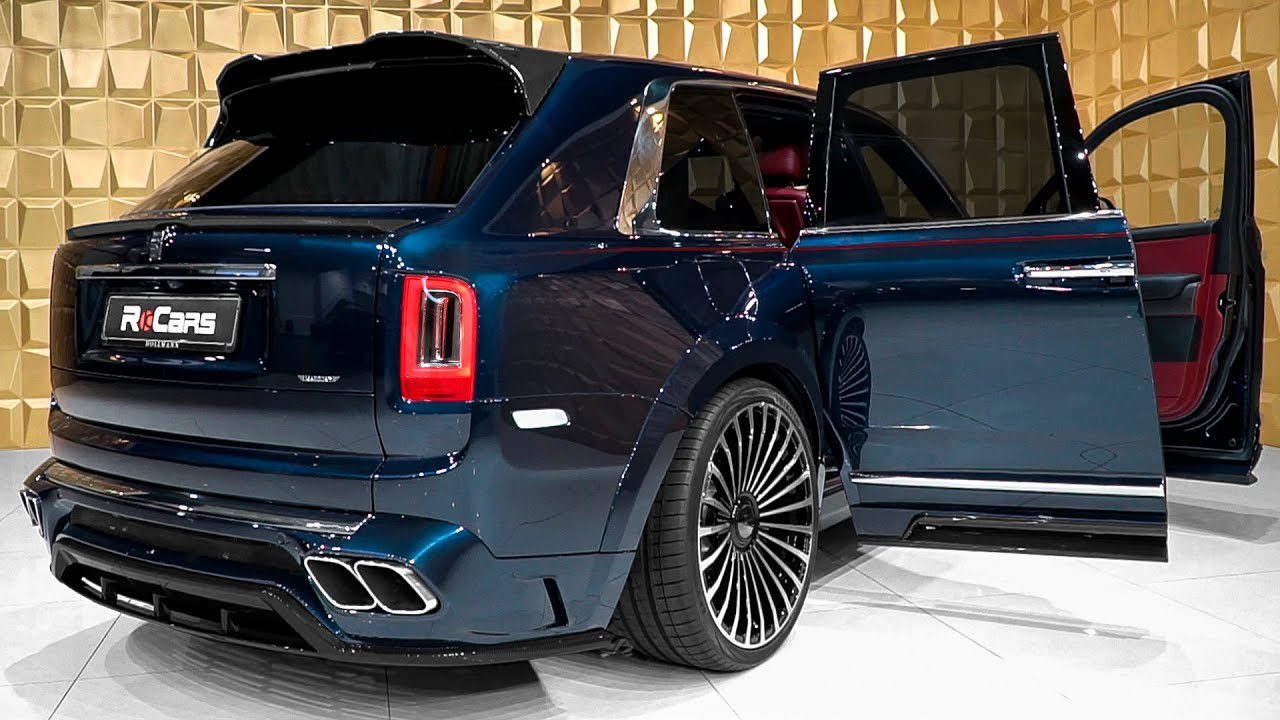 Cette édition spéciale de la Rolls Royce Cullinan classique 2020 a été relookée par le célèbre customiseur de voitures de luxe, Mansory, Africars24