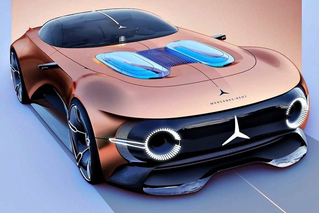 La très futuriste Mercedes-Benz H2 Coupé 2025 Conçu Par Luca Jahnz, Africars24