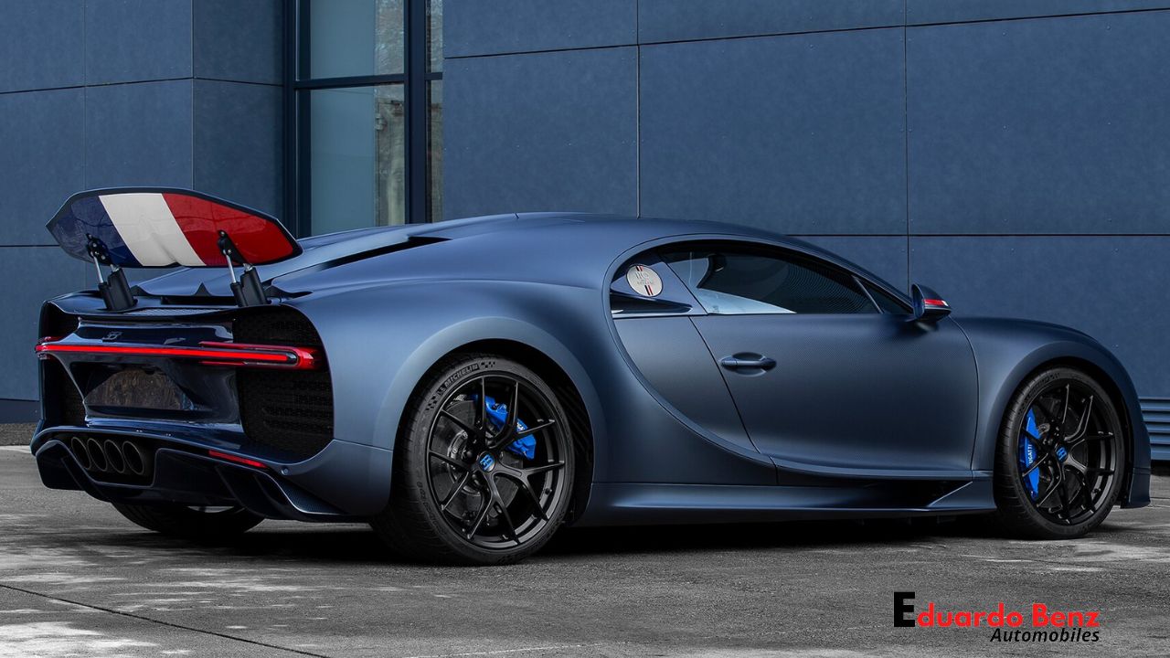 Cette Bugatti Chiron Sport est une des 20 produites en édition limitée pour célébrer les 110 ans d’histoire de la marque Cette Bugatti Chiron Sport est une des 20 produites en édition limitée pour célébrer les 110 ans d’histoire de la marque, Africars24