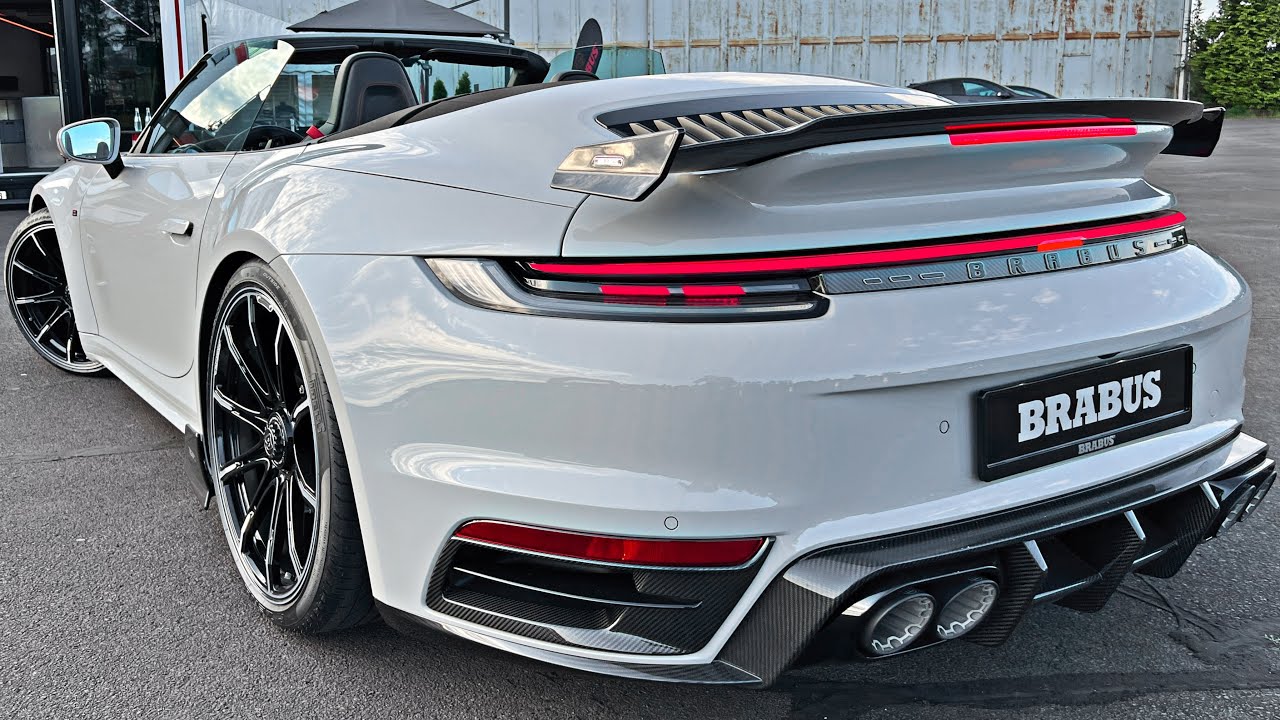 Nouvelle Porsche Brabus PowerXtra 820 Turbo S 2022 : une puissante 911 boostée à 820 ch par le préparateur allemand., Africars24