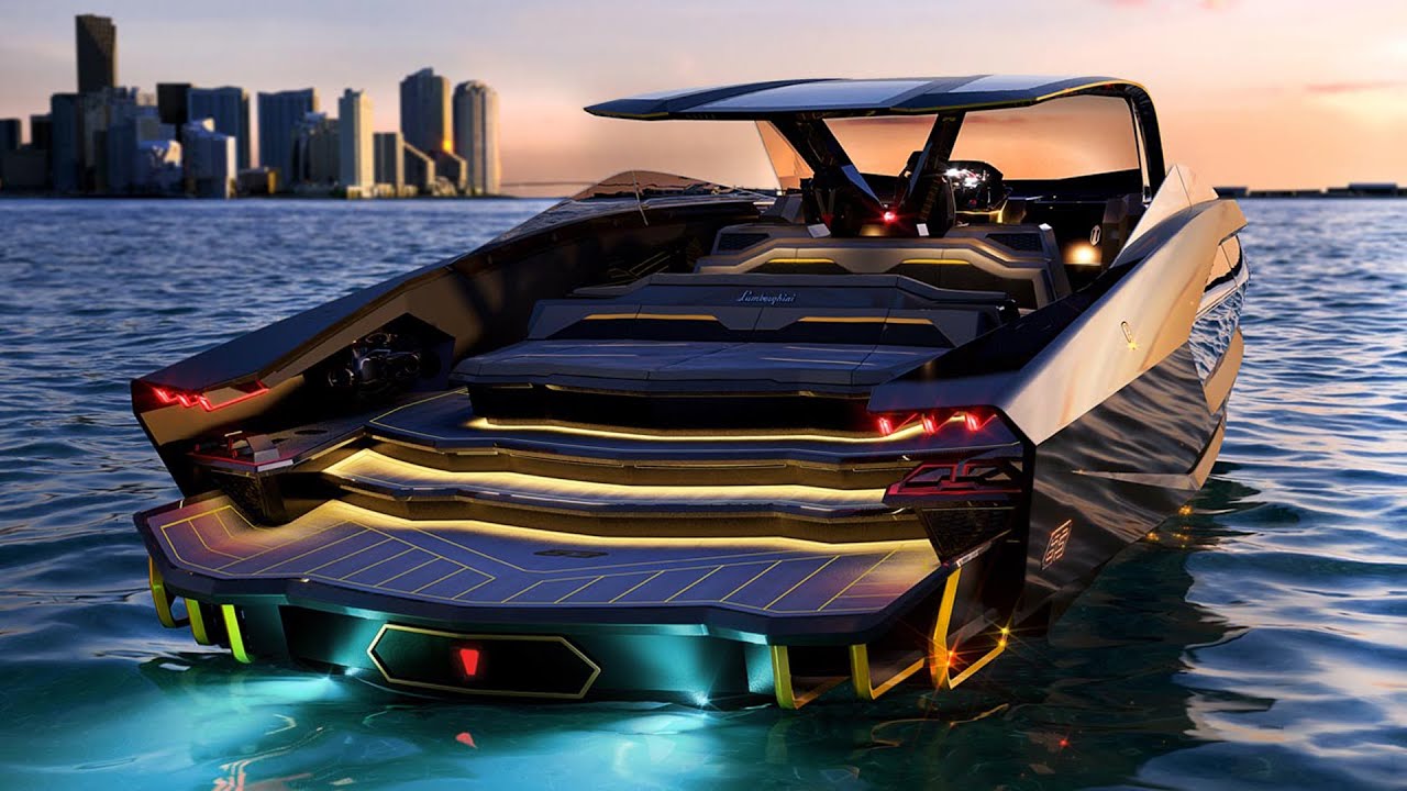 Le Tecnomar for Lamborghini 63  : un yacht de luxe inspiré des supercars de sport Lamborghini, Africars24