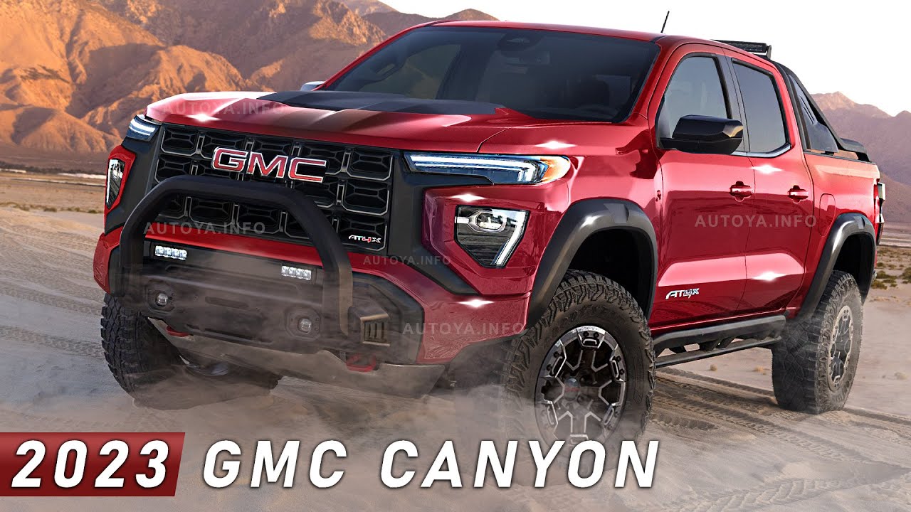 Nouveau GMC Canyon AT4x 2023 : premiers aperçus du teaser officiel et nouveaux rendus, Africars24