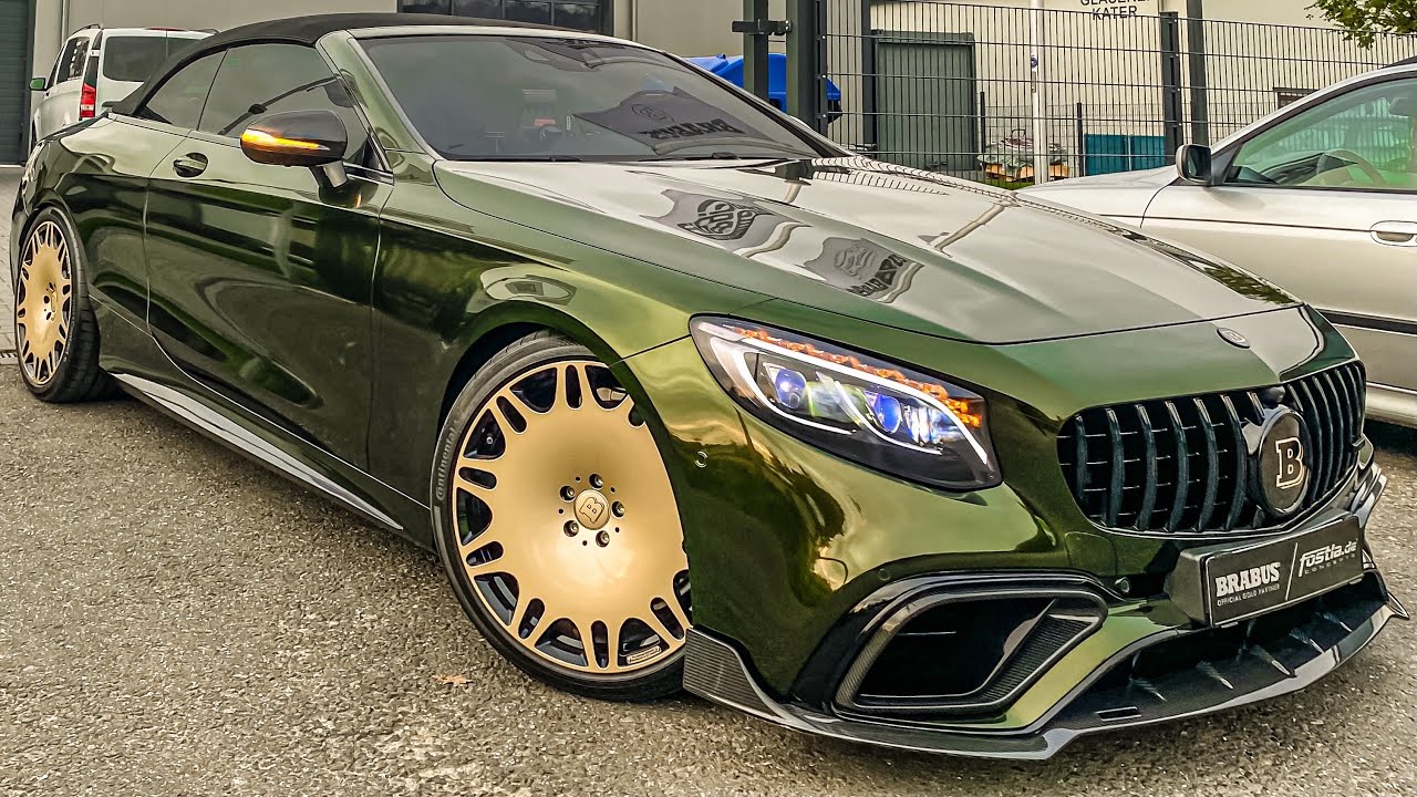 La tranchante Mercedes Brabus S63 AMG Cabriolet : le super coupé étoilé haute performance en détail, Africars24