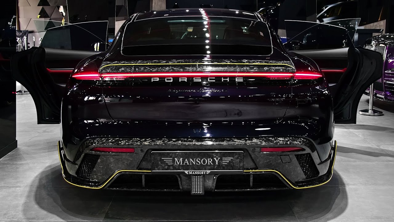 Porsche Taycan 2022 full black : une nouvelle bête sauvage de 800 ch signé MANSORY, Africars24