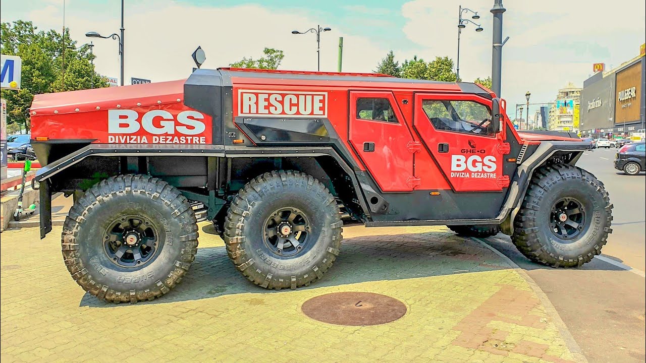 GHE-O 6&#215;6 Rescue Performance 2022 : conduite hors route de ce méga monstre roumain&#8230; paré pour l&rsquo;apocalypse, Africars24