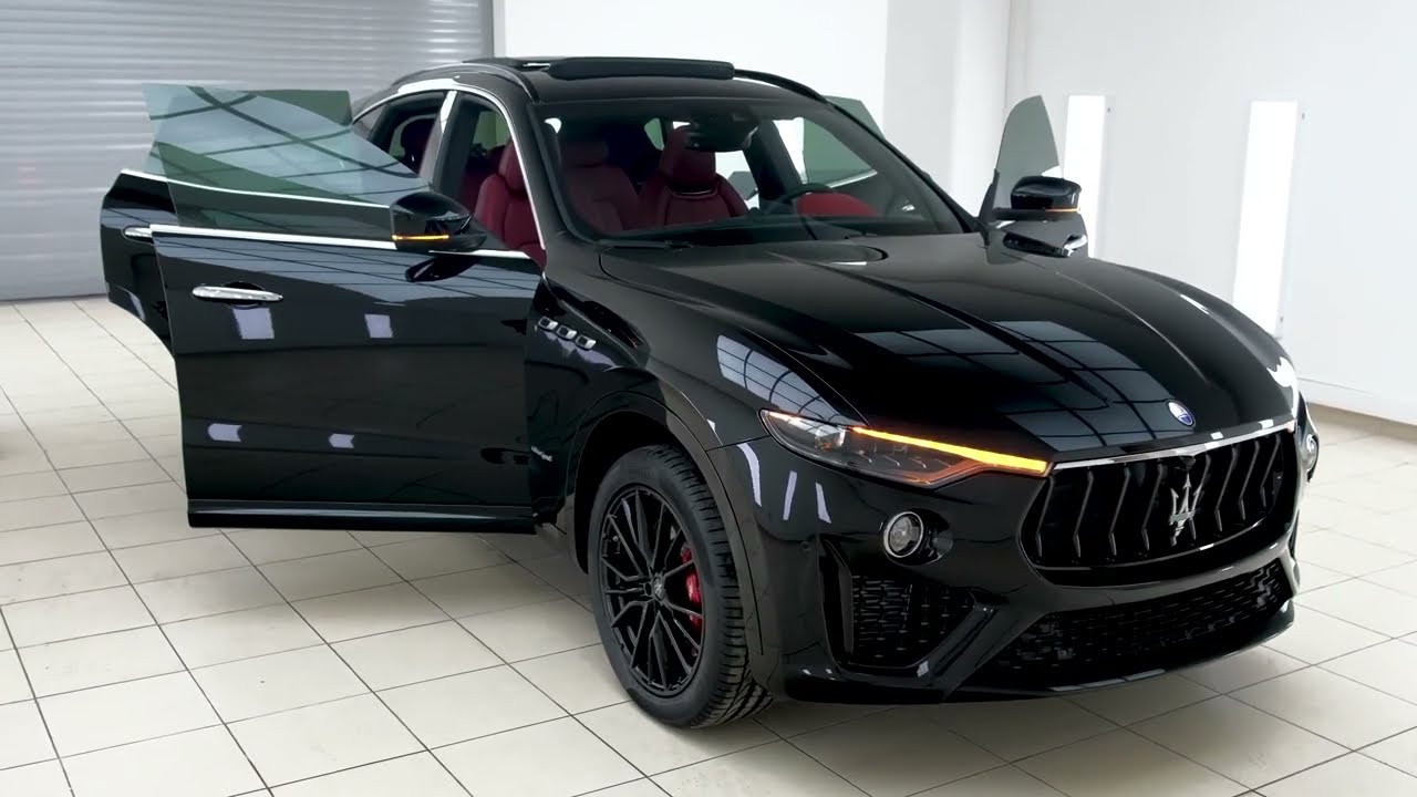 La Maserati Levante 2022 full black : un bestial SUV à moteur V8 de 580 ch, entièrement personnalisé par Aktepe Sound, Africars24