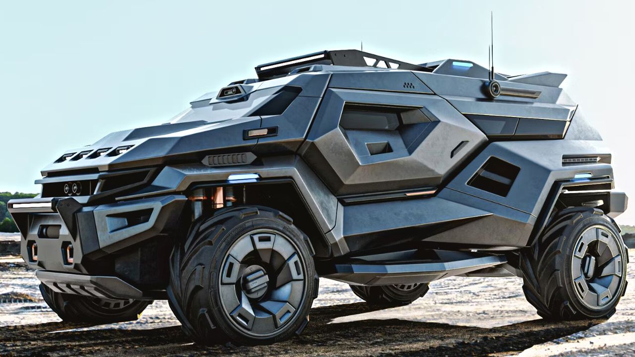 L&rsquo;Armortruck : un Rezvani Tank futuriste avec une puissance de 2000 ch, Africars24