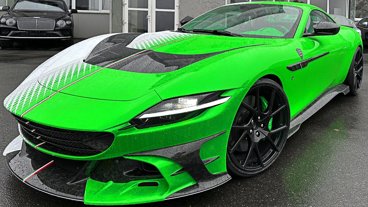 La Tempesta Verde 2023 une bestiale Ferrari Roma boostée à 710 ch par mansory, Africars24