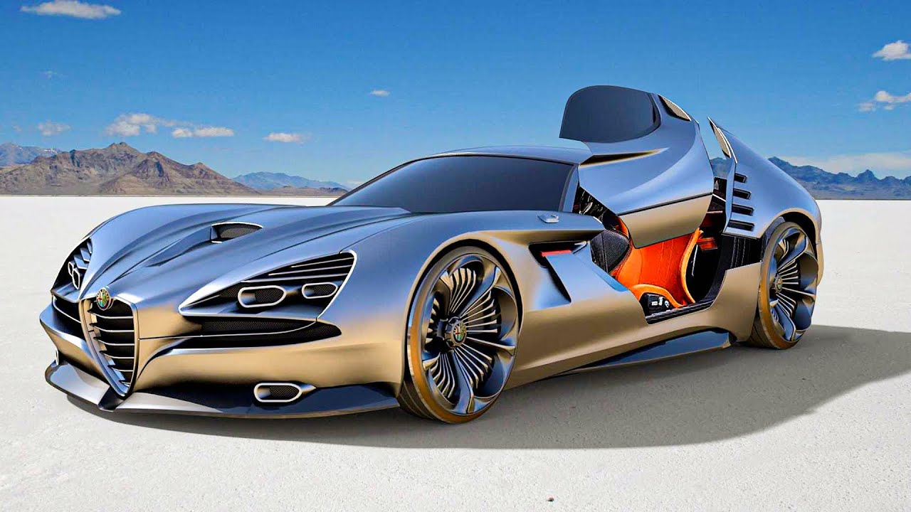 L&rsquo;Alfa Romeo Montréal Vision GT : une sublime œuvre d&rsquo;art automobile aux multiples facettes signé Luca Serafini, Africars24