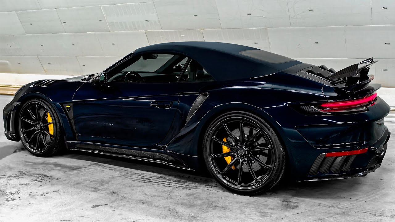 VIDEO : Porsche 992 Stinger GTR Cabriolet 2023 tout en carbone par TopCar Design, Africars24