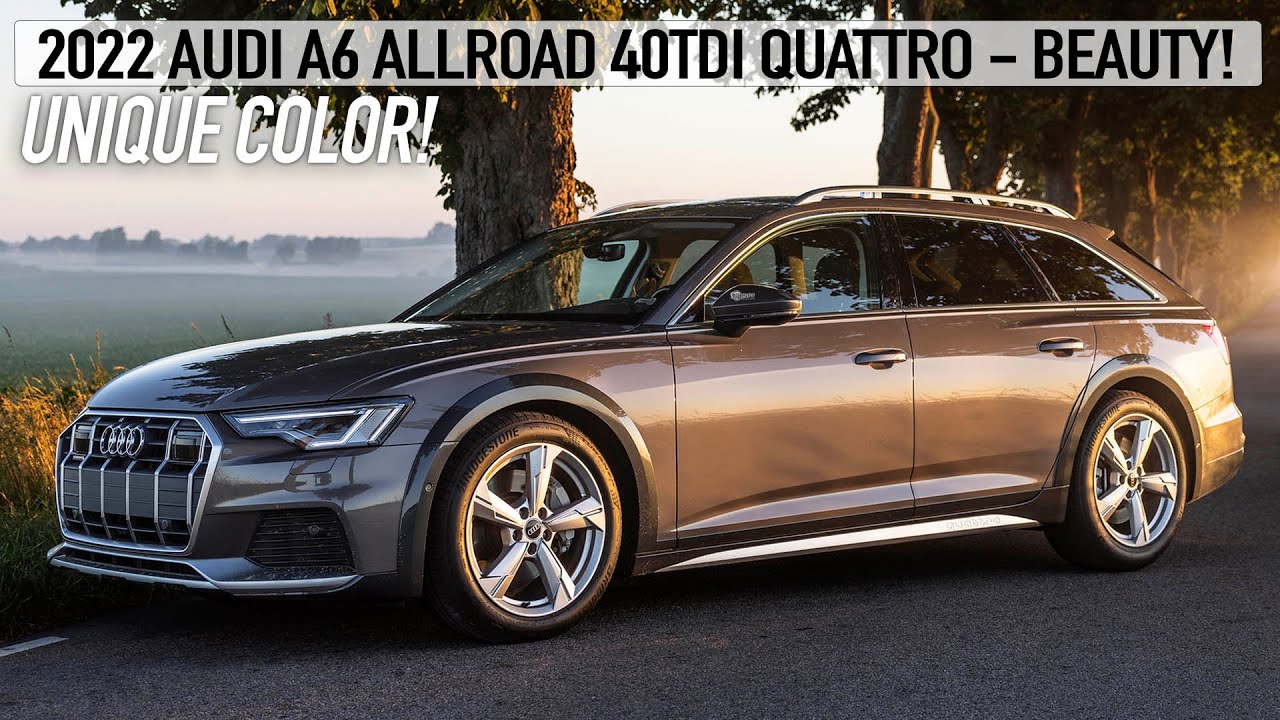 Audi A6 ALLROAD 40TDI Quattro 2022 : unique au monde par sa couleur Brun Soho, Africars24