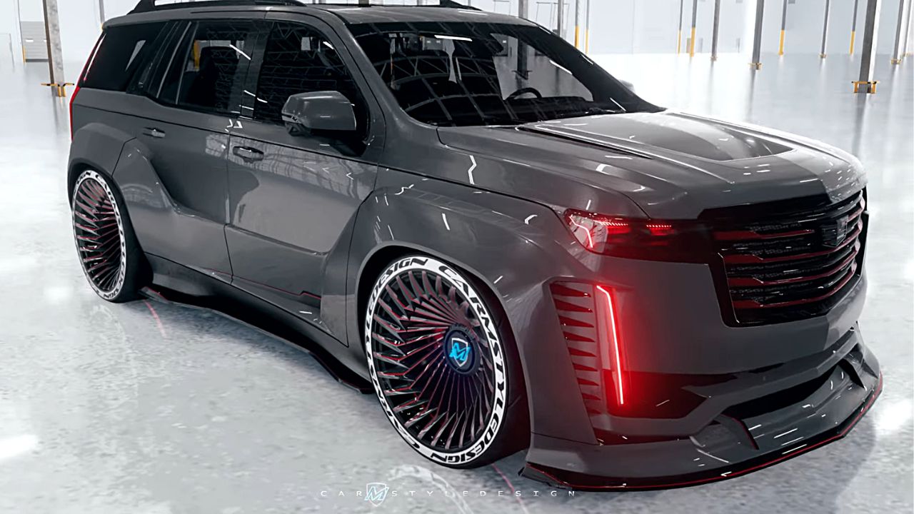 Le Cadillac Escalade-V 2023 semble furieux dans ce nouveau kit à corps large exceptionnel Le Cadillac Escalade-V 2023 semble furieux dans ce nouveau kit à corps large exceptionnel, Africars24