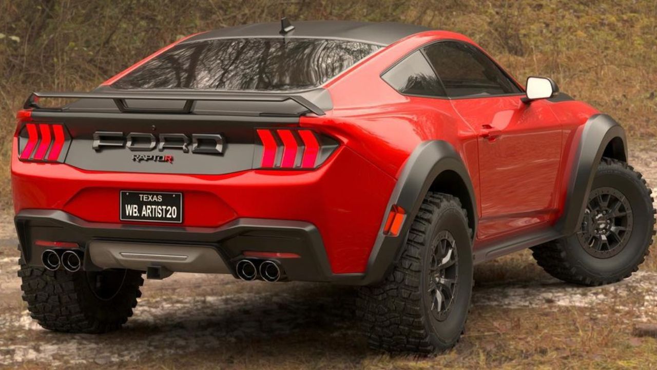 Ce Ford Mustang Raptor R 2024 est un sauvage étalon noir des rendus tout-terrain S650 surélevés, Africars24