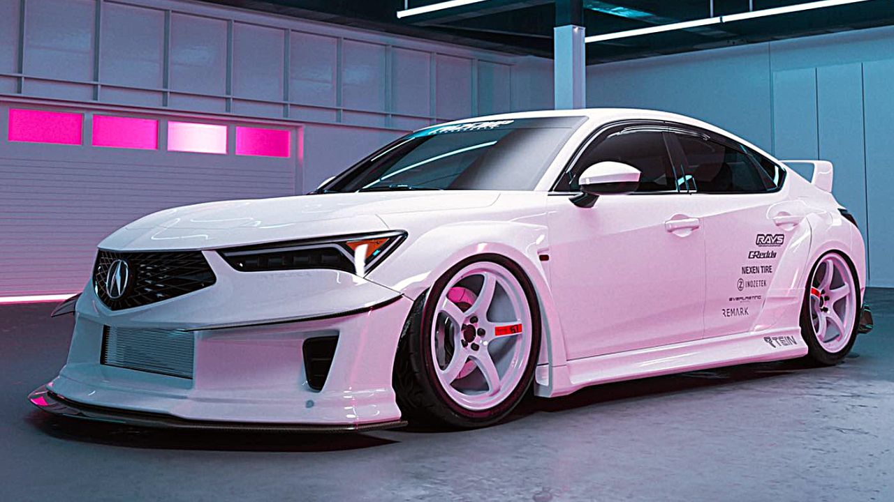 La belle Acura Integra 2023 à corps large passe du monde virtuel au réel grâce à un duo mixte de génies, Africars24