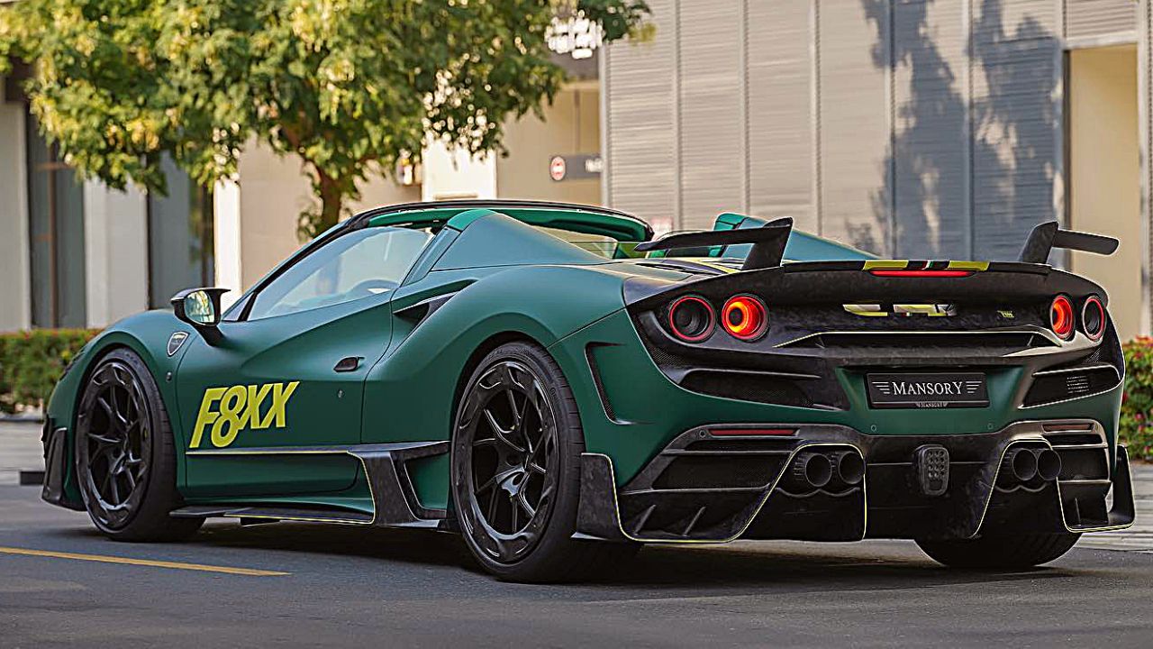 La Ferrari F8XX Spider de Mansory  brille de mille feux sous le soleil de Dubaï, Africars24