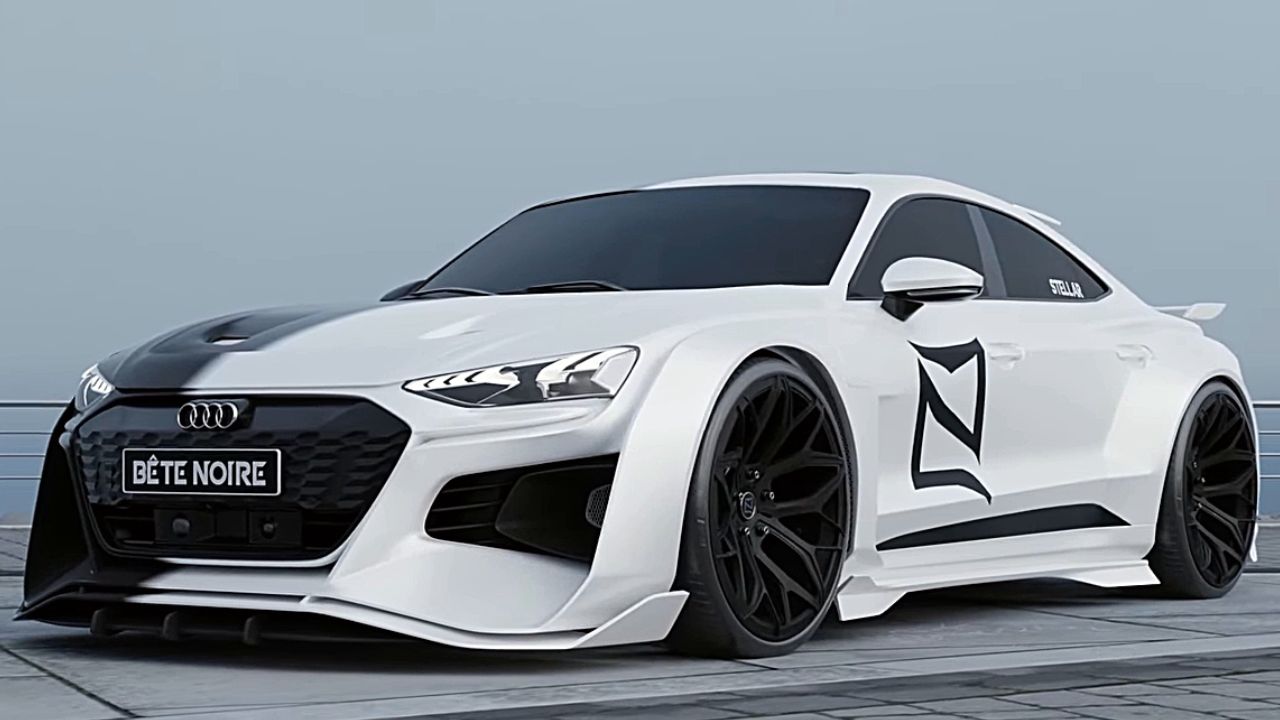 L&rsquo;Audi RS E-Tron GT 2023 reçoit un kit monstre à corps large signé B.N 13, Africars24