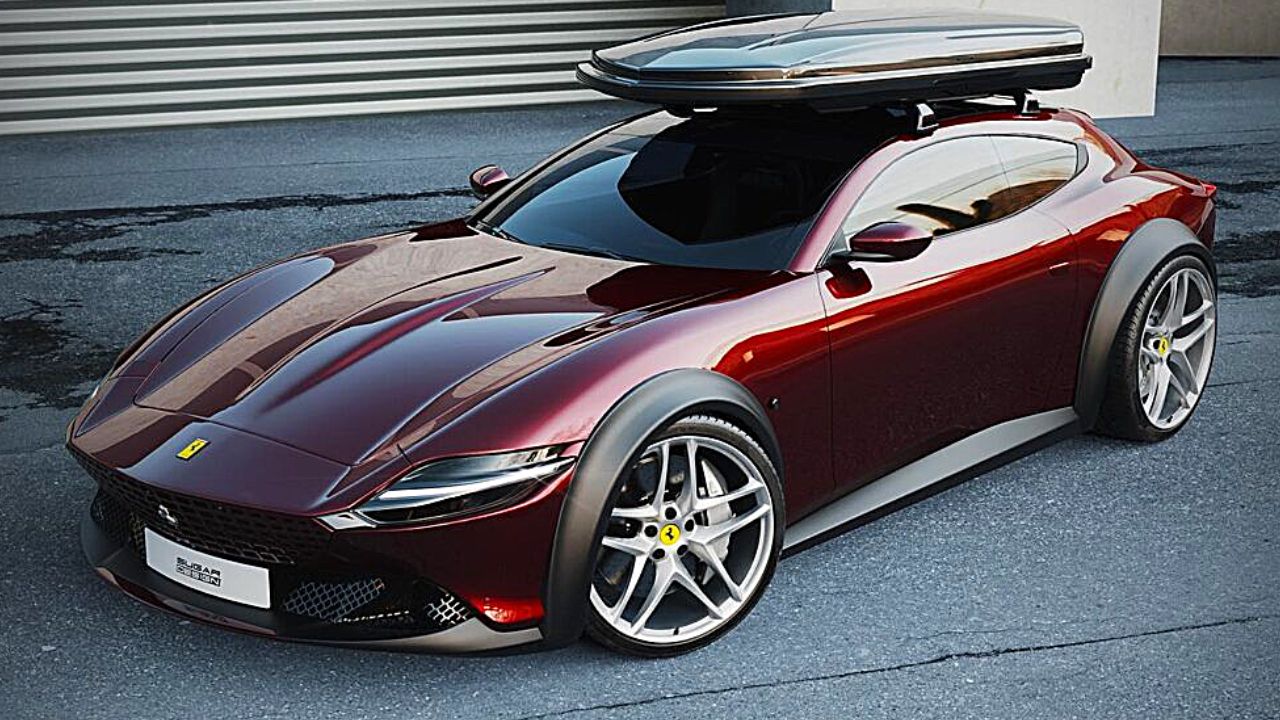 La Ferrari Roma Cross Turismo 2023 non officielle semble prête pour le Sterrato Dakar, Africars24