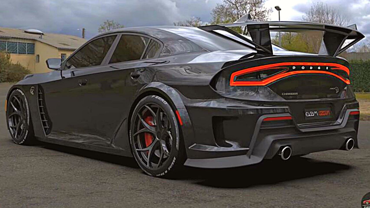 La Dodge Charger SRT &lsquo;Dark&rsquo; Hellcat 2023 d&rsquo;Evrim Ozgun pourrait être l&rsquo;alternative idéale à la nouvelle Demon 170, Africars24
