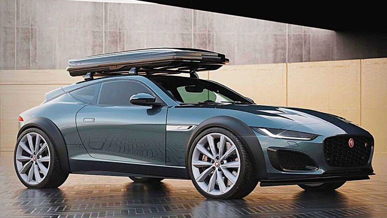 La nouvelle Jaguar F-Type Shooting Brake Cross 2023 non officielle semble fin prête pour un tour Dakar, Africars24