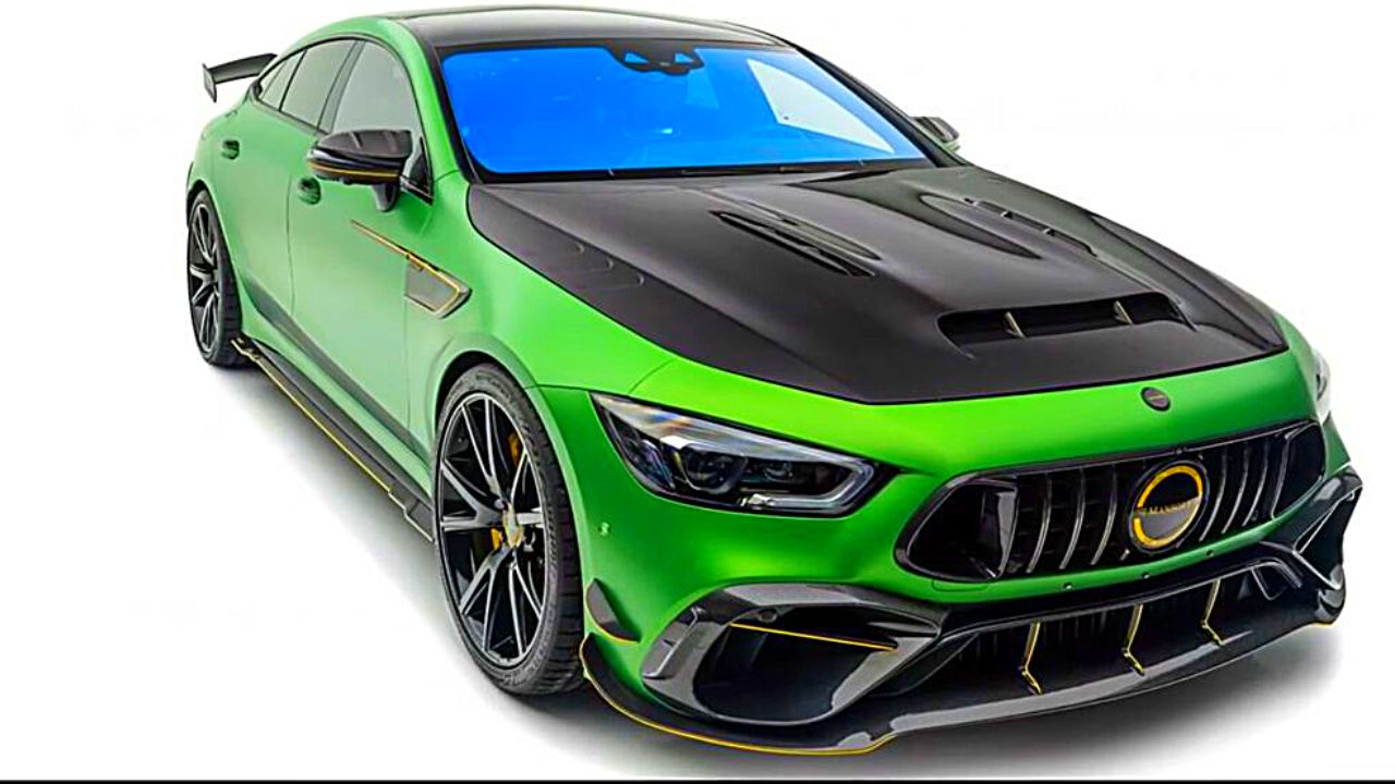 A peine sortie d&rsquo;usine, la Mercedes-AMG GT 63 SE Performance 2023 est modifiée par Mansory et a maintenant un look beaucoup plus bestial, Africars24
