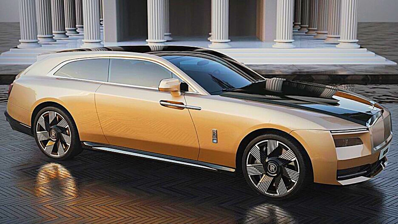 La nouvelle Rolls Royce Spectre 2023 a officieusement une version Shooting Brake spectaculaire au « pixeland », Africars24