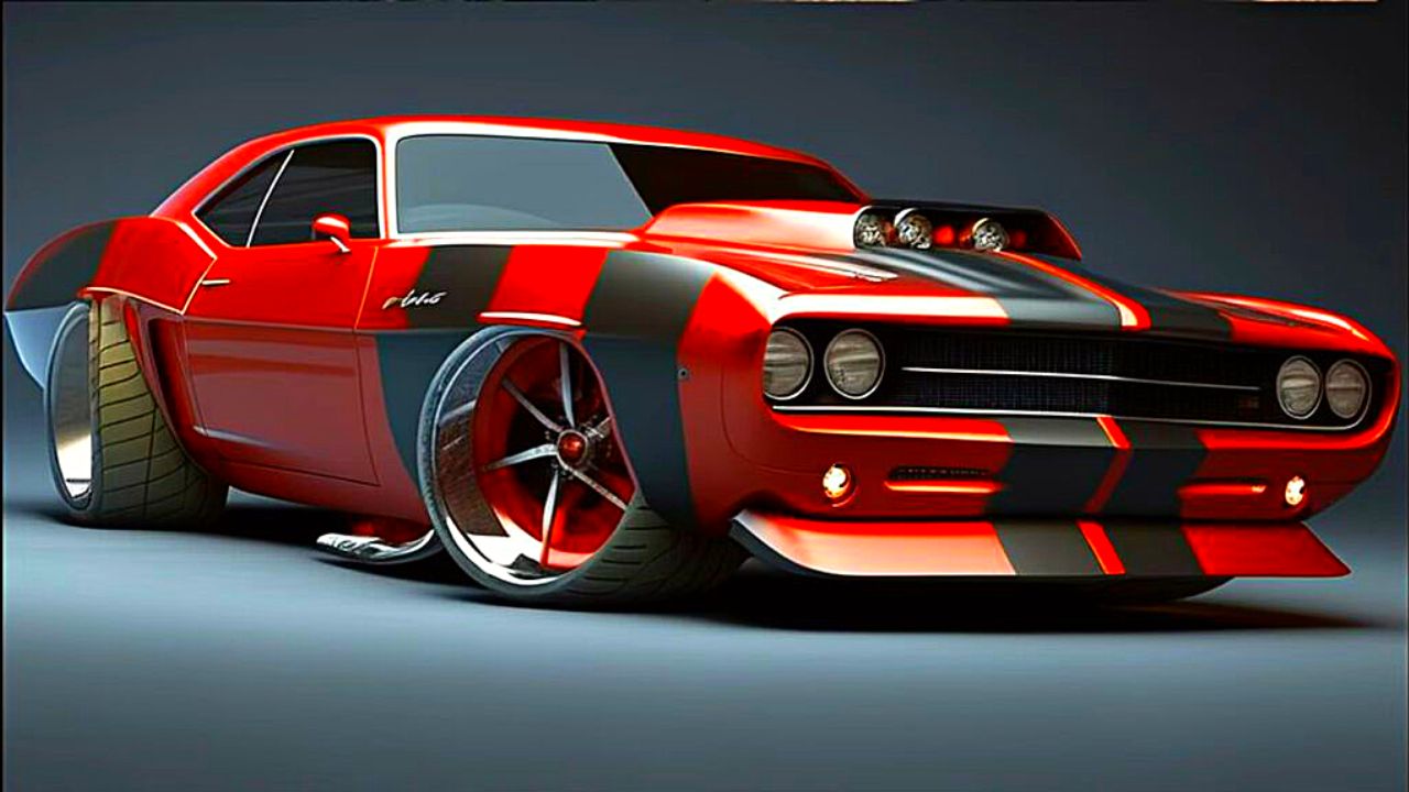 20 concepts incroyables qui représenteraient l&rsquo;avenir des muscles cars américain d&rsquo;ici à 2050, Africars24