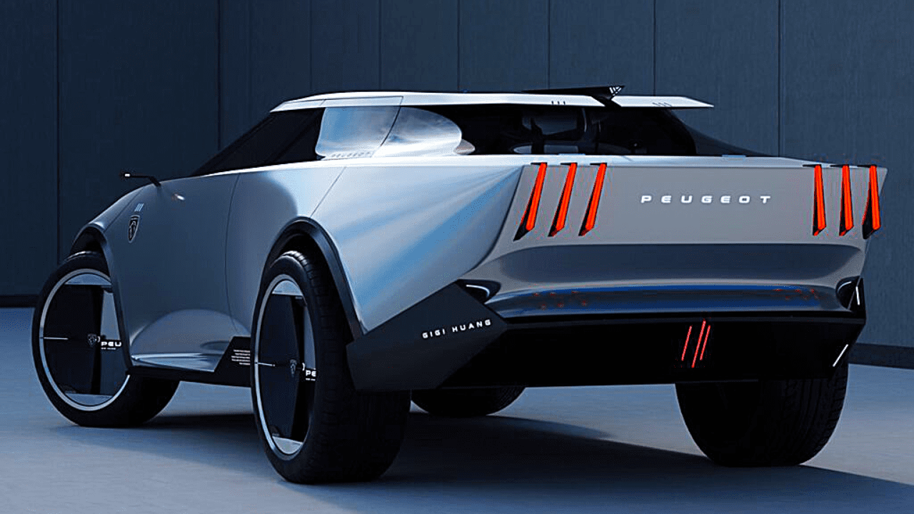 La Peugeot No Concept propulsée à l&rsquo;hydrogène est un coupé ultra avant-gardiste au look épuré et minimaliste, Africars24