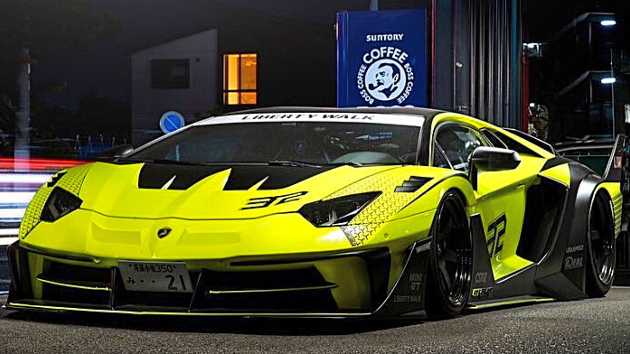 Lamborghini Aventador par Liberty Walk : Une supercar modifiée pour les amateurs de voitures exotiques, Africars24