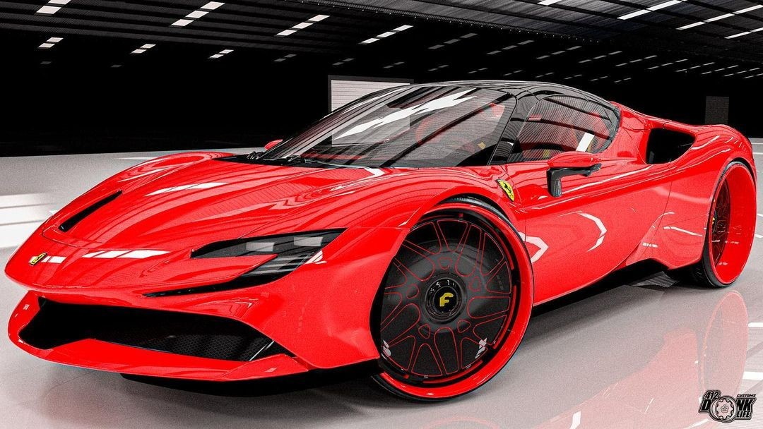 La Ferrari SF90 Stradale et ses 1000 ch reçoit un relooking peu orthodoxe, Africars24