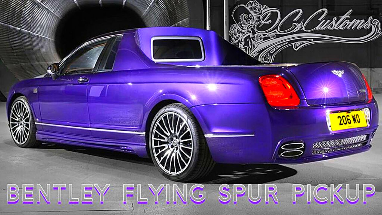 La Bentley Flying Spur est transformée en un pick-up de luxe par DC Customs, Africars24