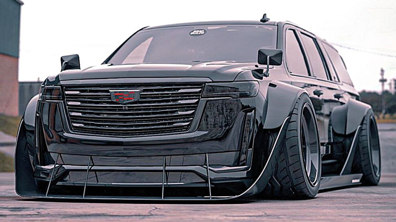 Découvrez la transformation brutale du Cadillac Escalade 2023 en Widebody, Africars24